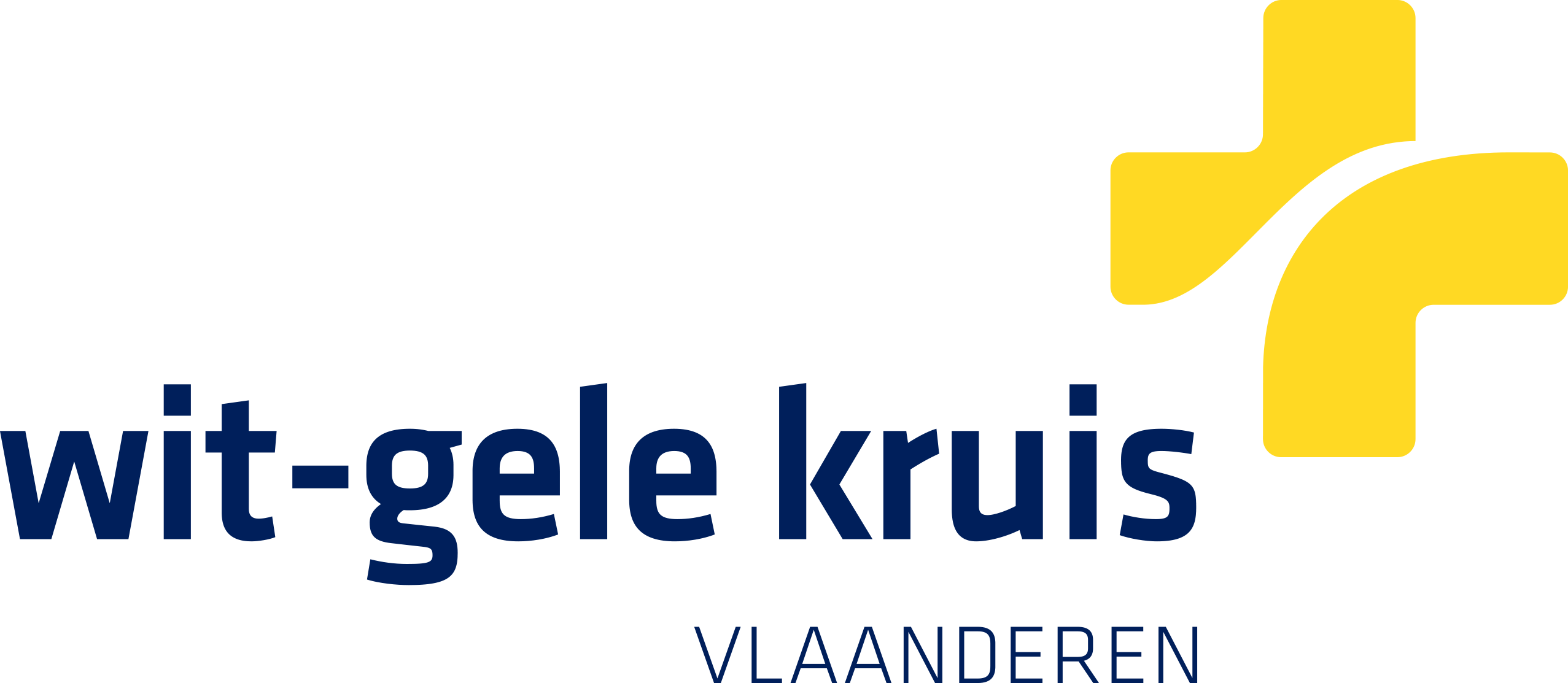 logo wit gele kruis vlaanderen